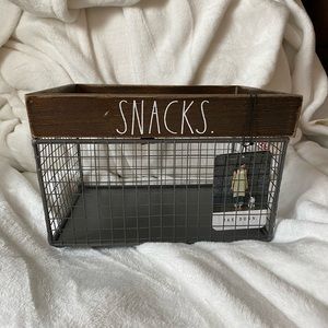 Rae Dunn snacks basket